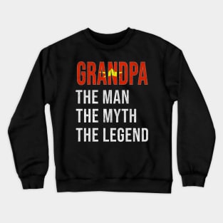 Grand Father Vietnamese Grandpa The Man The Myth The Legend - Gift for Vietnamese Dad With Roots From  Vietnam Crewneck Sweatshirt